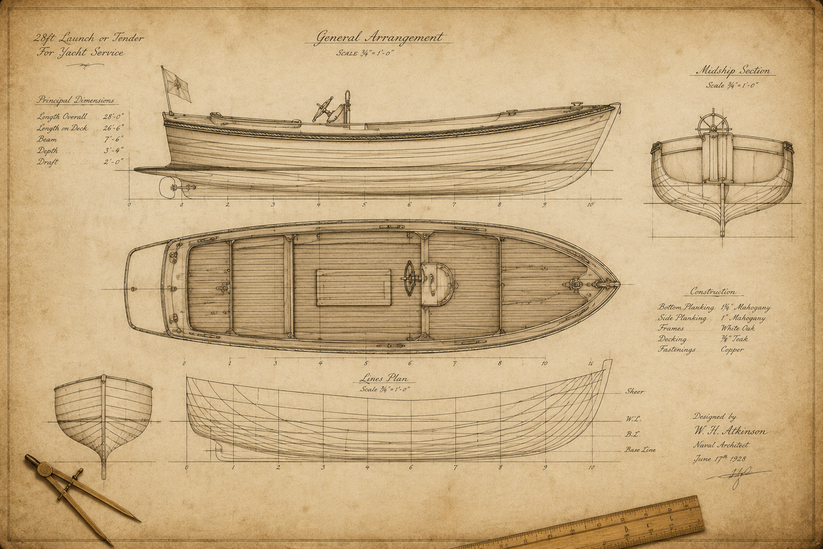 From Timber to Aluminum: The Evolution of the Tender Hull